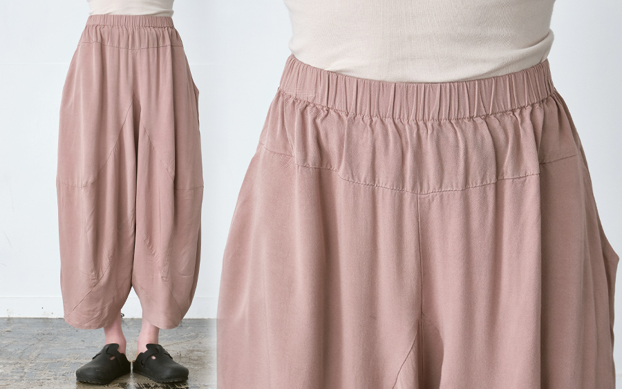 変形サルエルパンツ レーヨンツイル | パンツ9ブタケ | 【公式】D*g*y