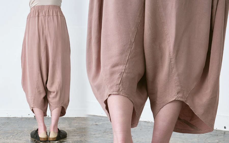 変形サルエルパンツ レーヨンツイル | パンツ9ブタケ | 【公式】D*g*y