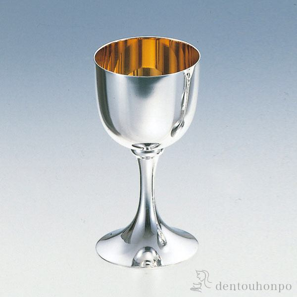 送料無料】 銀製 ワインコップ C 単品 / ワインカップ シルバー 日本酒