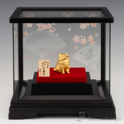 送料無料】 純金 盆栽 梅 B 2号・80g / 光則（金工芸） 高級