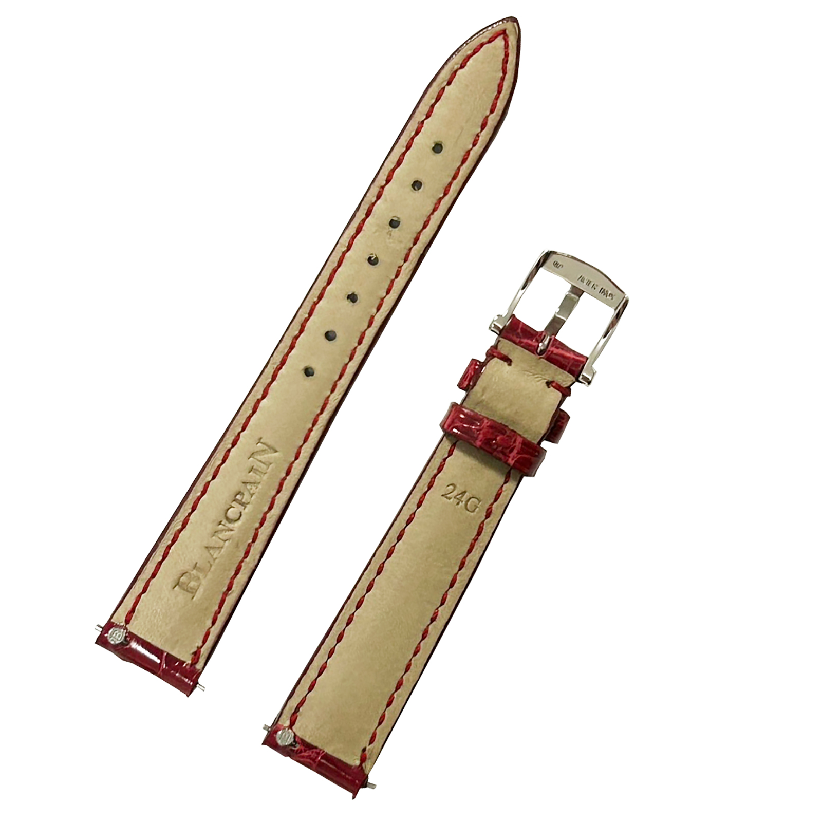 Blancpain ブランパン 純正 レザーベルト 尾錠付 ワンタッチ