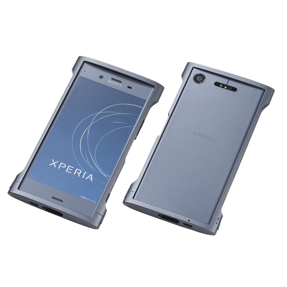 CLEAVE Aluminum Bumper Chrono for Xperia XZ1