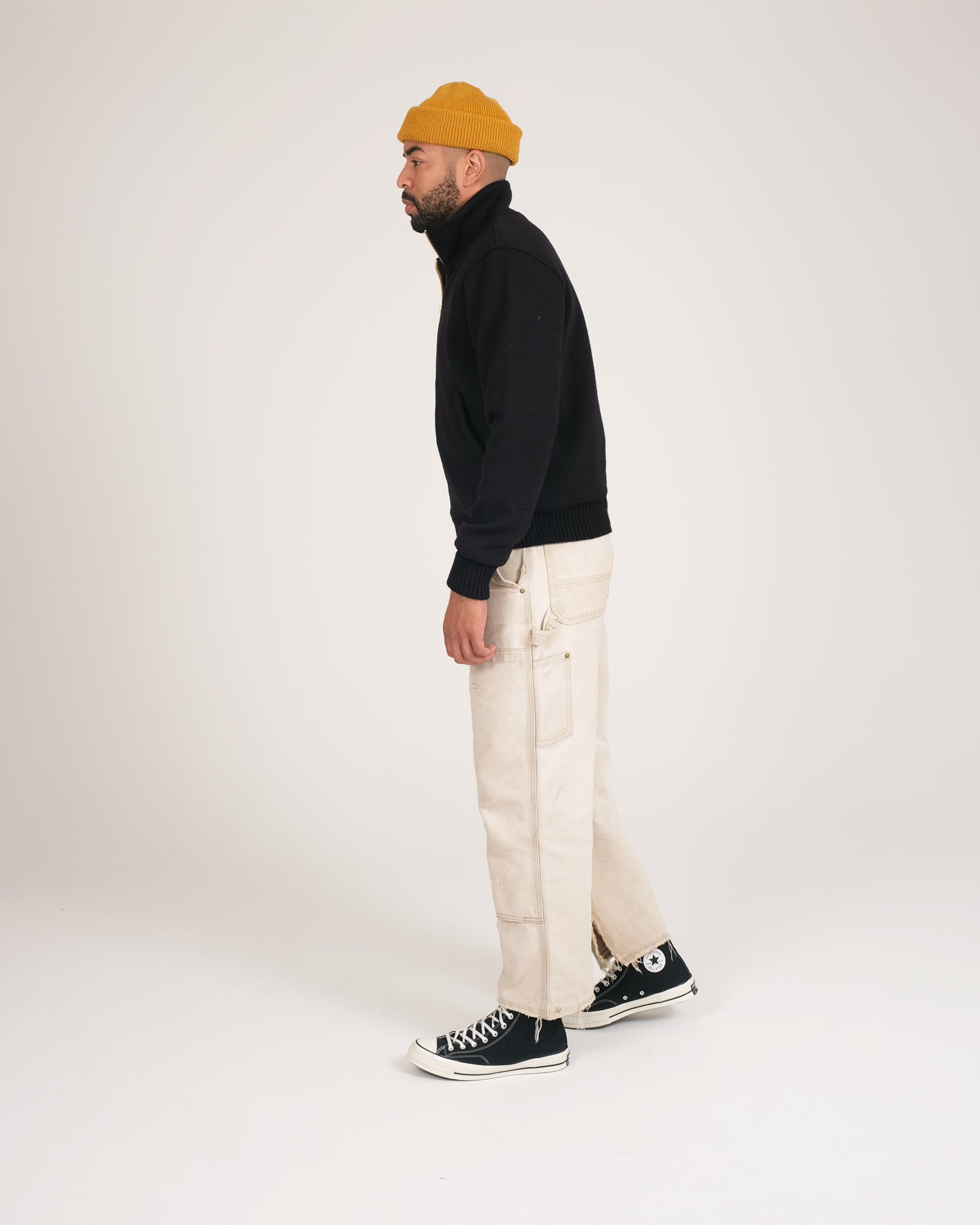 Full-Throttle Moto-Sweater - Black – Dehen 1920