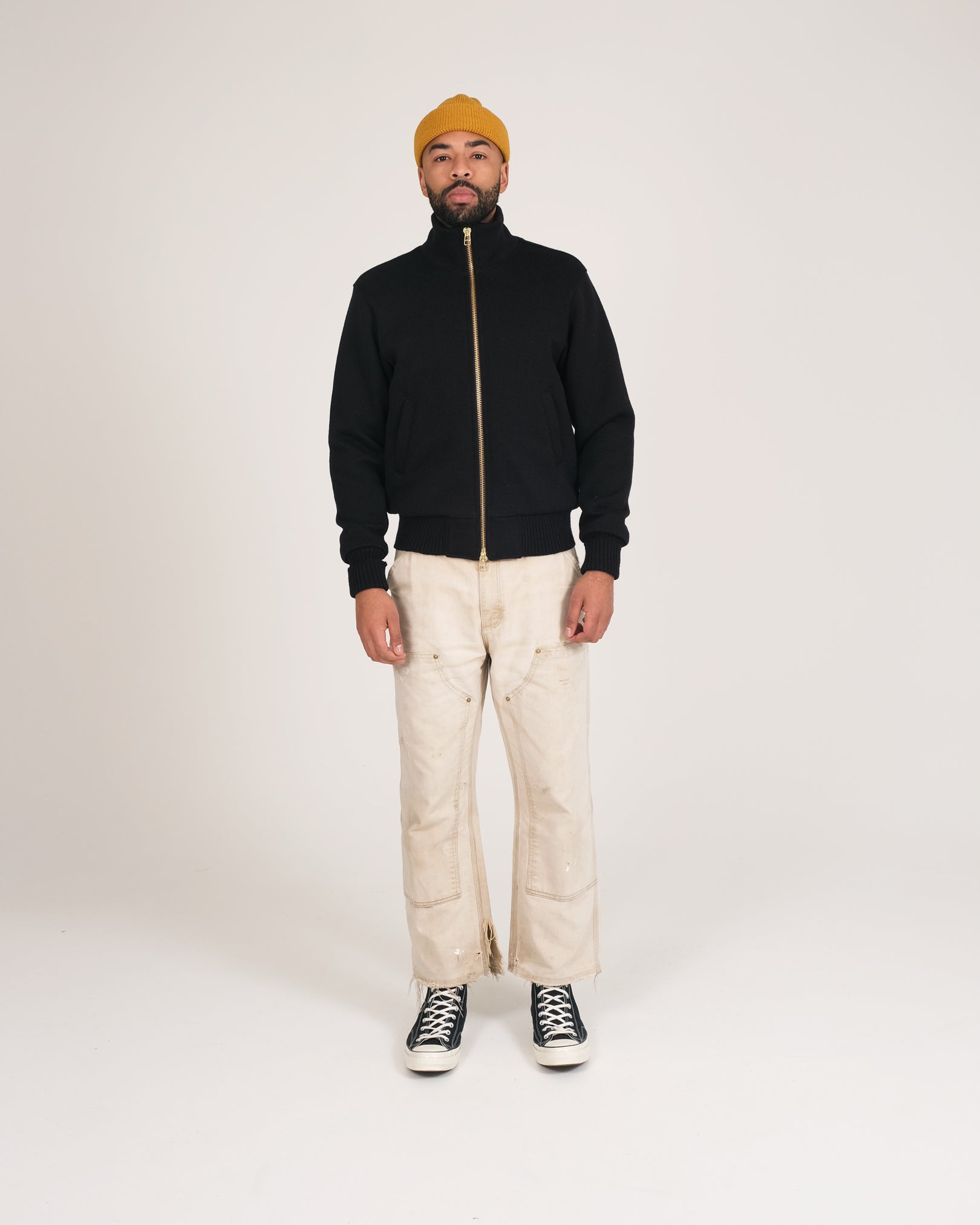 Full-Throttle Moto-Sweater - Black – Dehen 1920