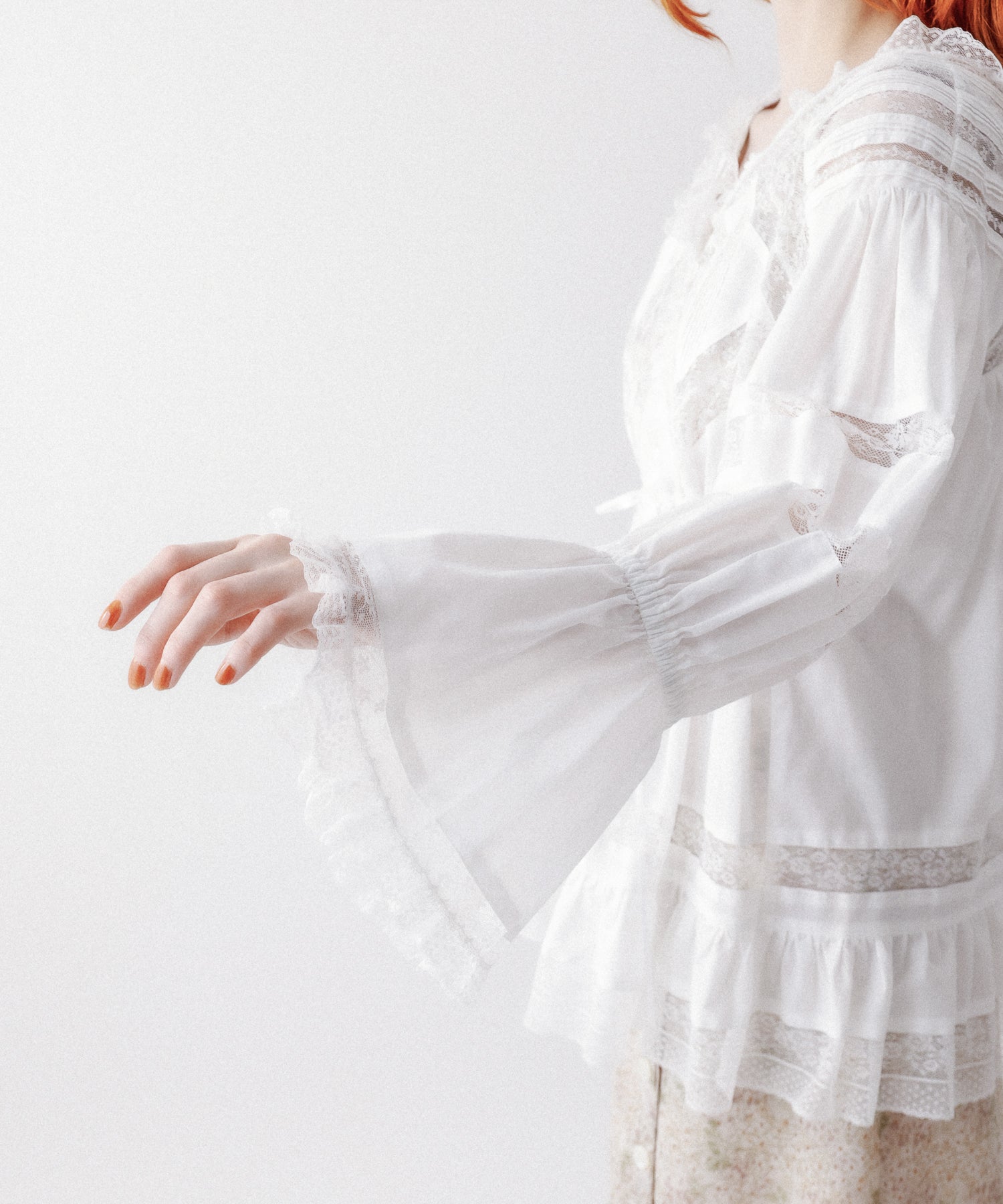 レースmixヴィクトリアンチュニック