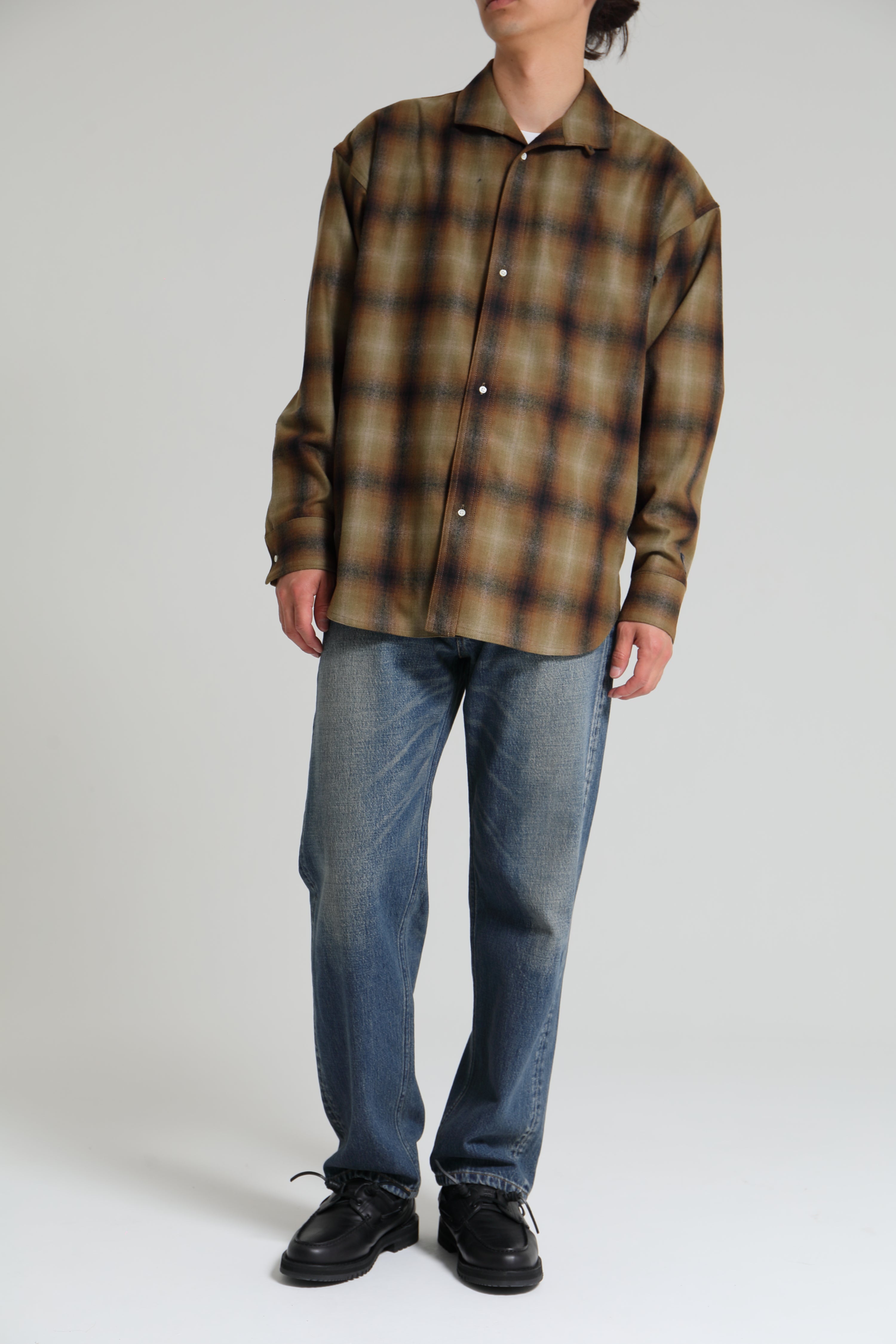DELUXE x BASICKS x PENDLETON SHIRTS BROWN – DELUXE2003