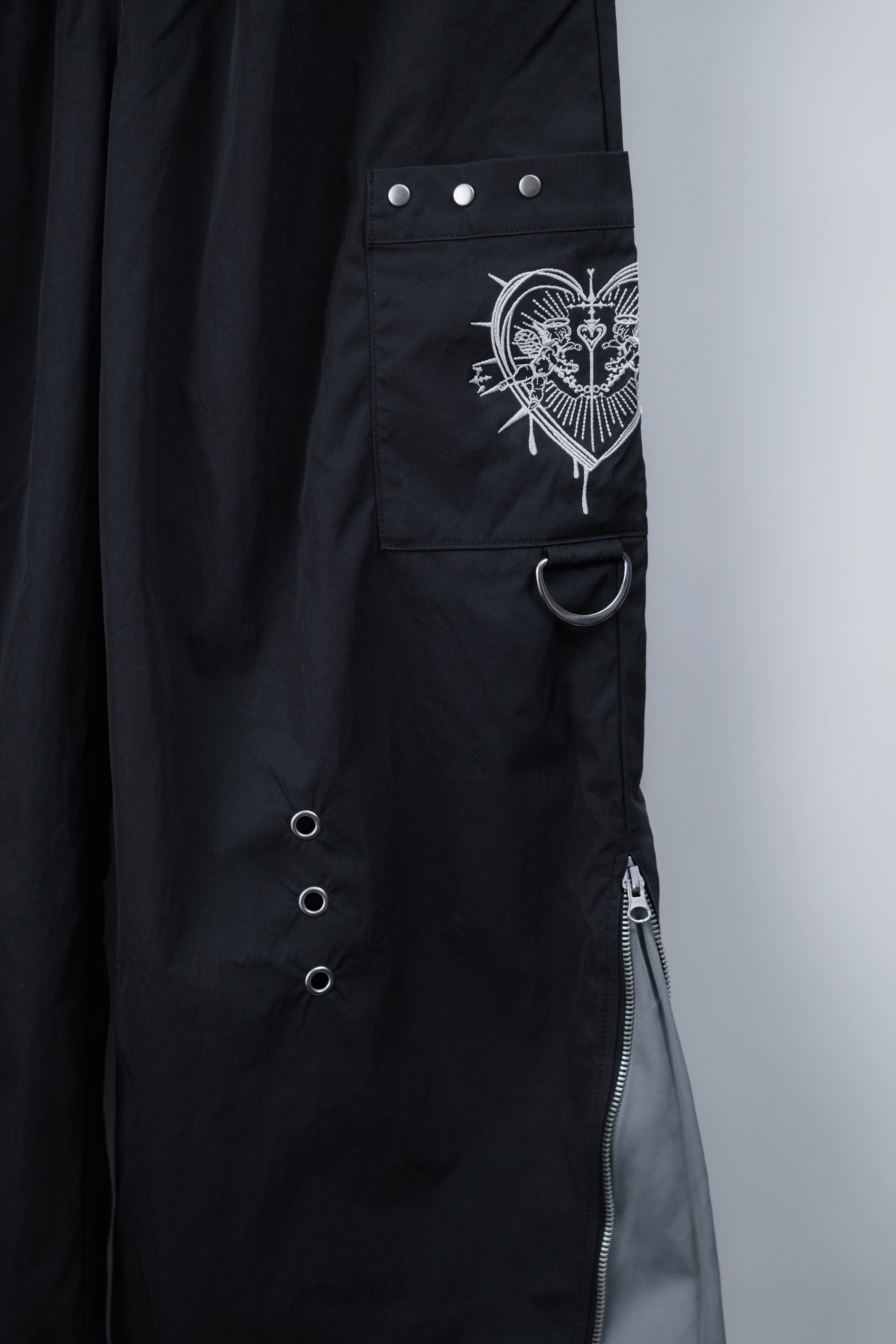 dd double waist zip pants