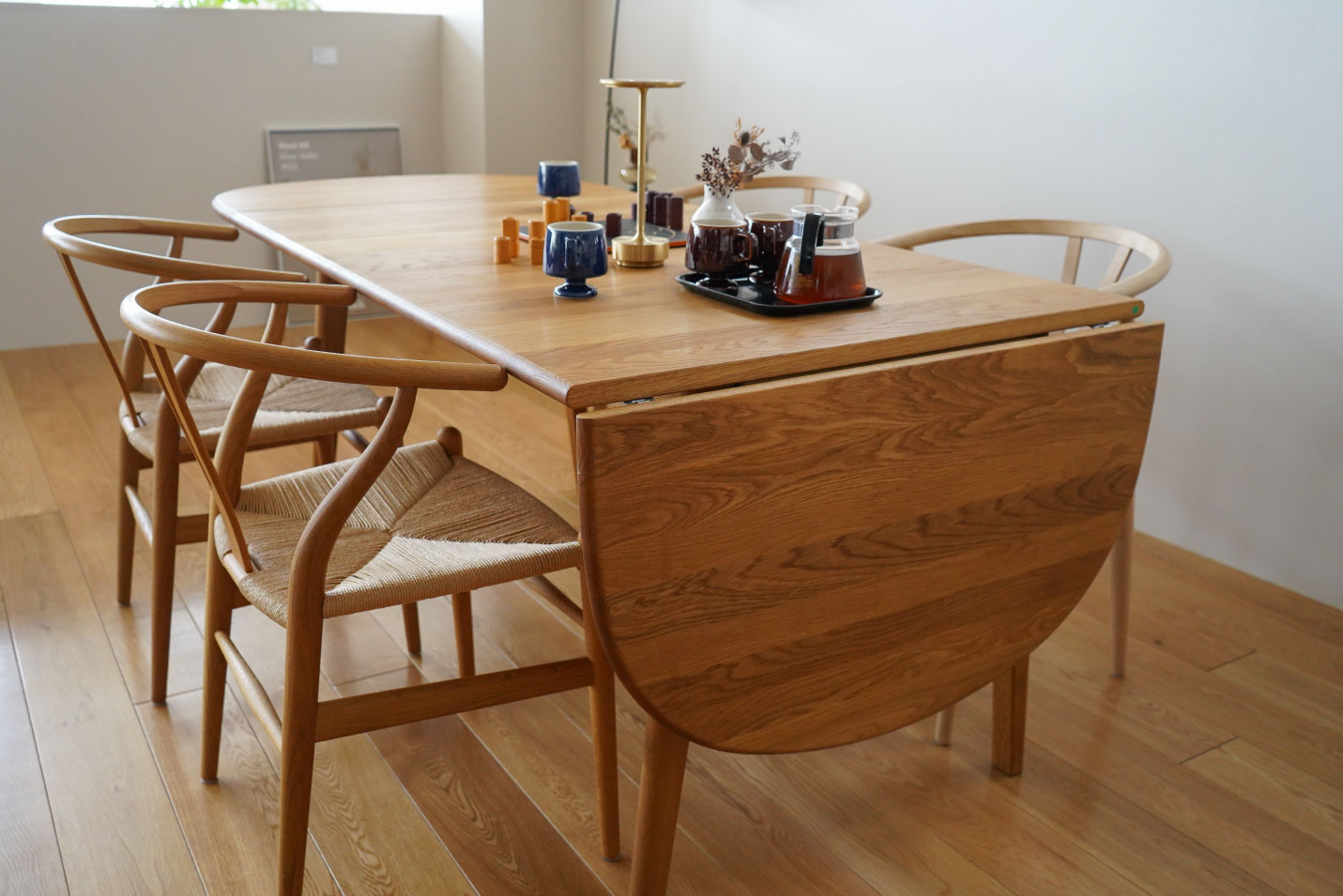 CH006 ダイニングテーブル 236x90 オーク オイルフィニッシュ CARL