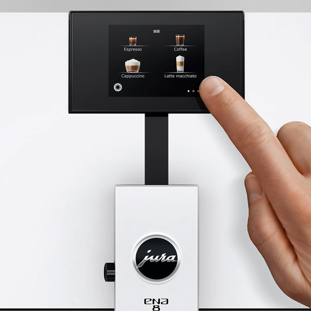 Jura ENA 8 Full Nordic White Coffee Machine 15495