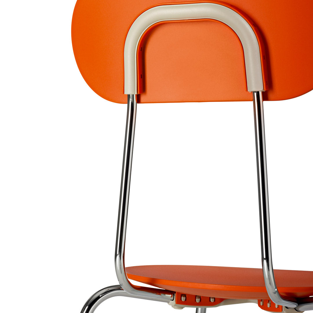 Metal Stackable Chair MARIOLINA Set of Two by Enzo Mari for Magis