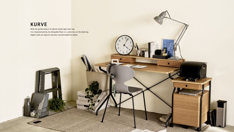 アクタス リーヴェ 木製デスク ワゴン別売 【公式通販】