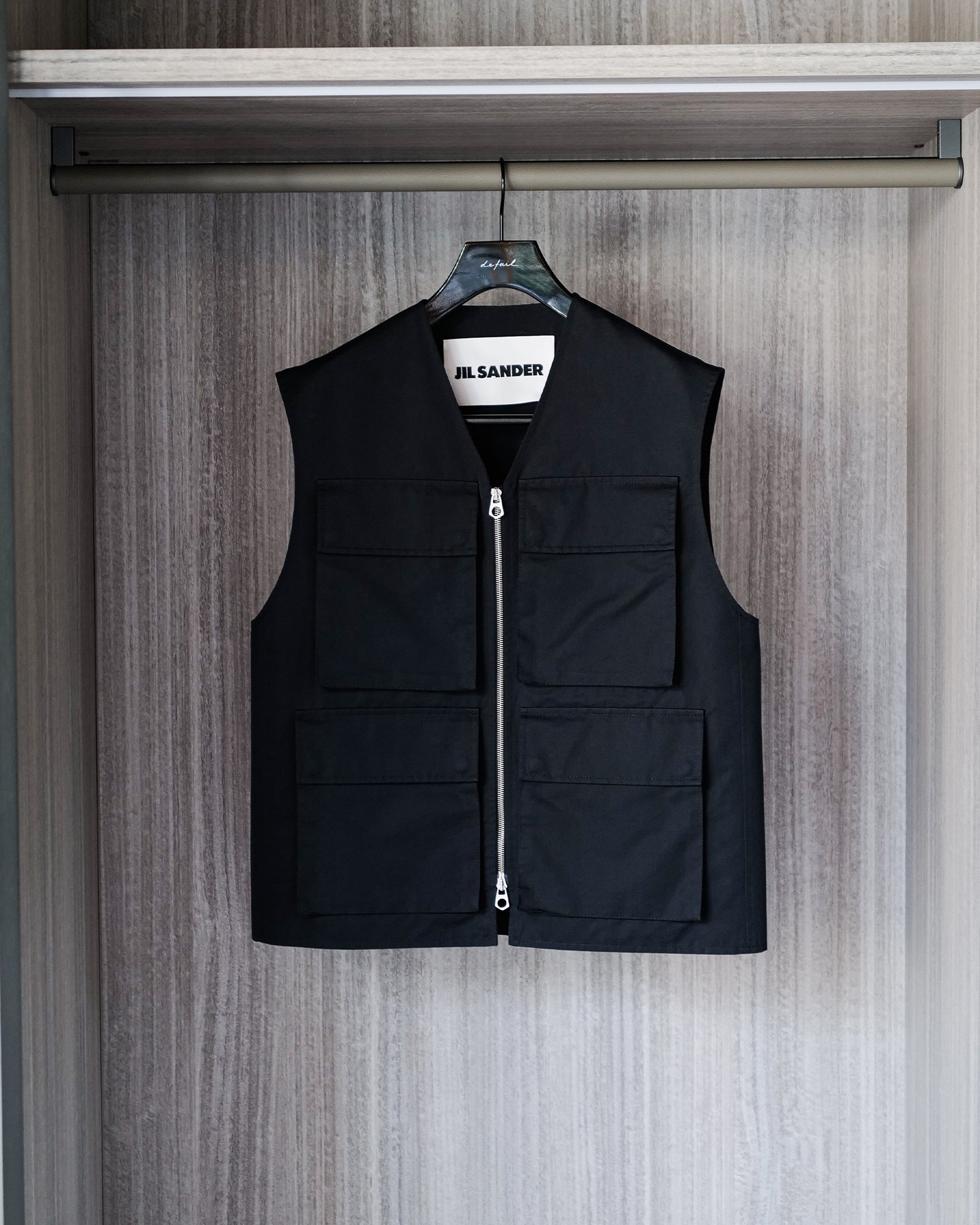 JIL SANDER (ジルサンダー) VEST 20 / BLACK | Detail Application