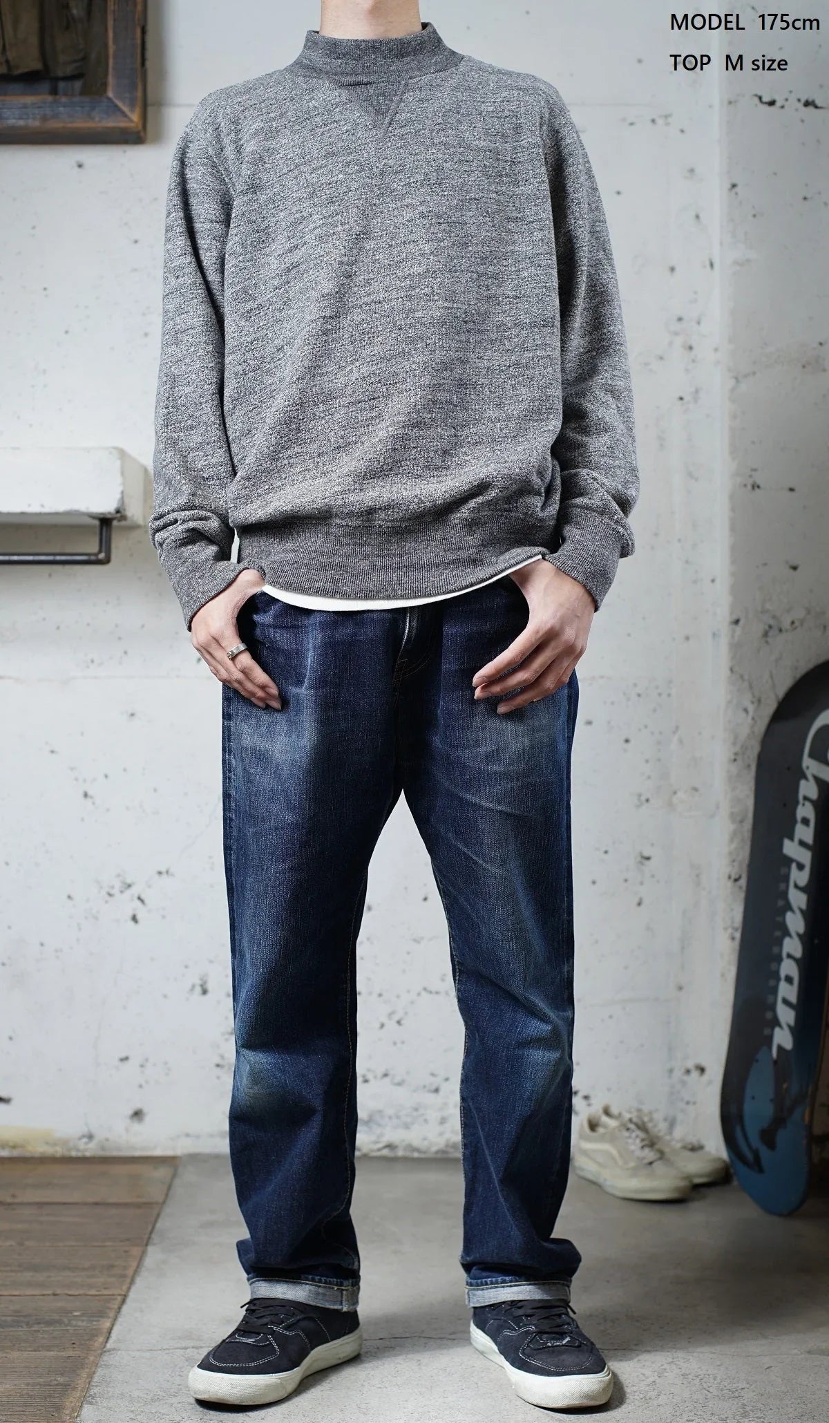 ディバイスファクトリー | 最高の着心地 ハイネック スウェット メンズ