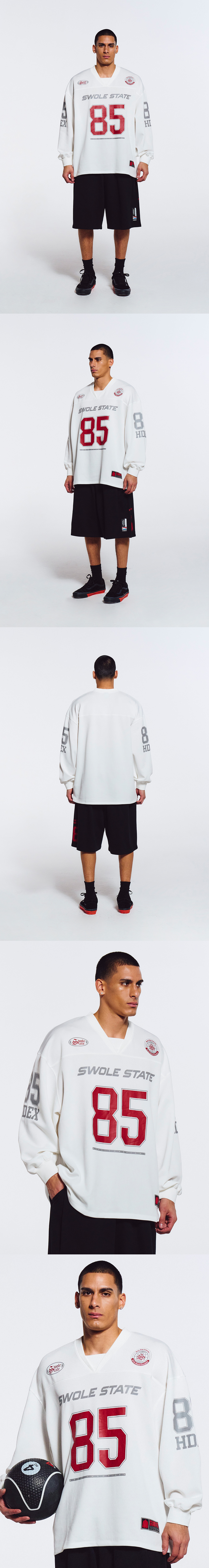 MUSINSA | HDEX Giant Fit Rugby Jersey Long Sleeve