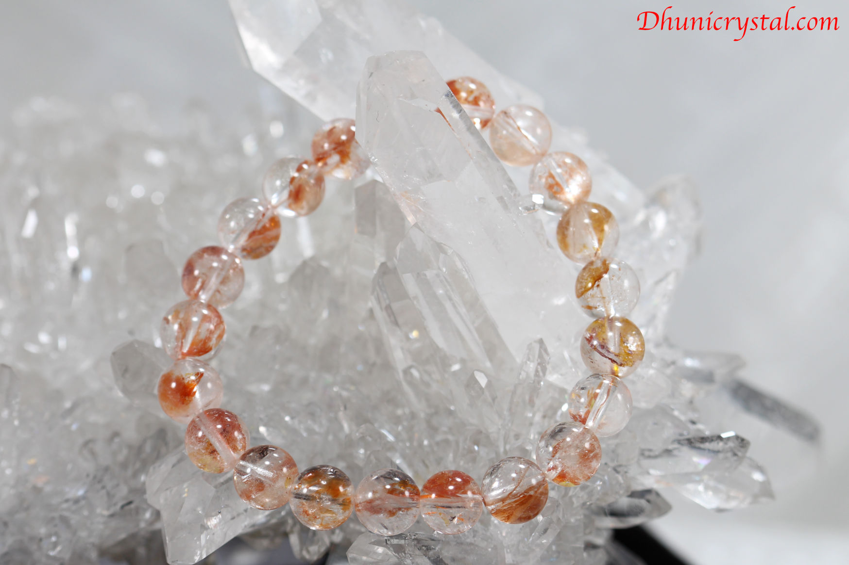 一連ブレス/オーロラクォーツ