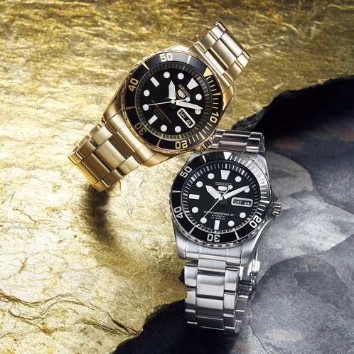 日本製ムーブメントを採用した「SEIKO 5 SPORTS」のダイバーズデザイン