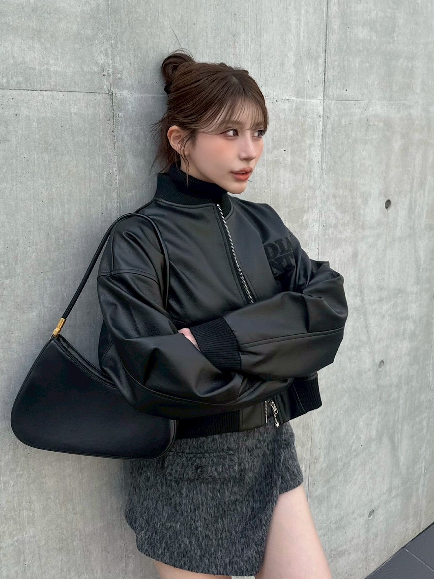 DD studs eco leather blouson | DIANTÉ (ディアンテ)公式通販サイト