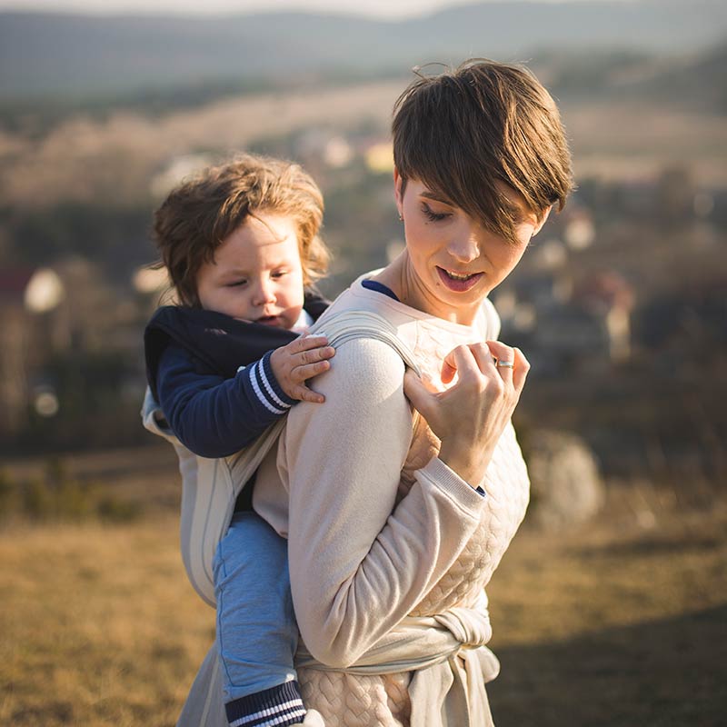 おんぶ紐 肩こりや腰痛もちにも楽な姿勢｜ディディタイ スタンダード