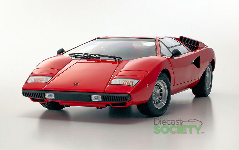 Kyosho 1:12 Lamborghini Countach LP400 - Red • DiecastSociety.com