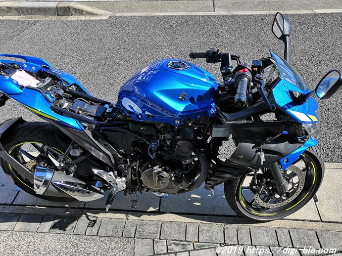 ジクサーSF250】社外バイザー取り付けDIY （ロングスクリーン ダブル