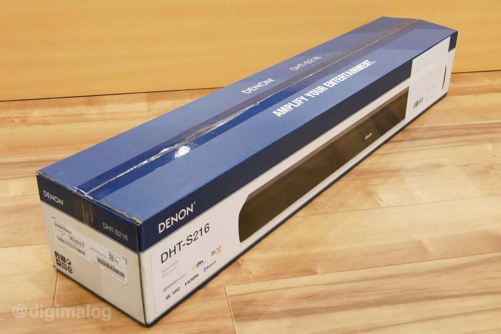 レビュー】デノン DHT-S216 サウンドバーがおすすめ！安くて低音も
