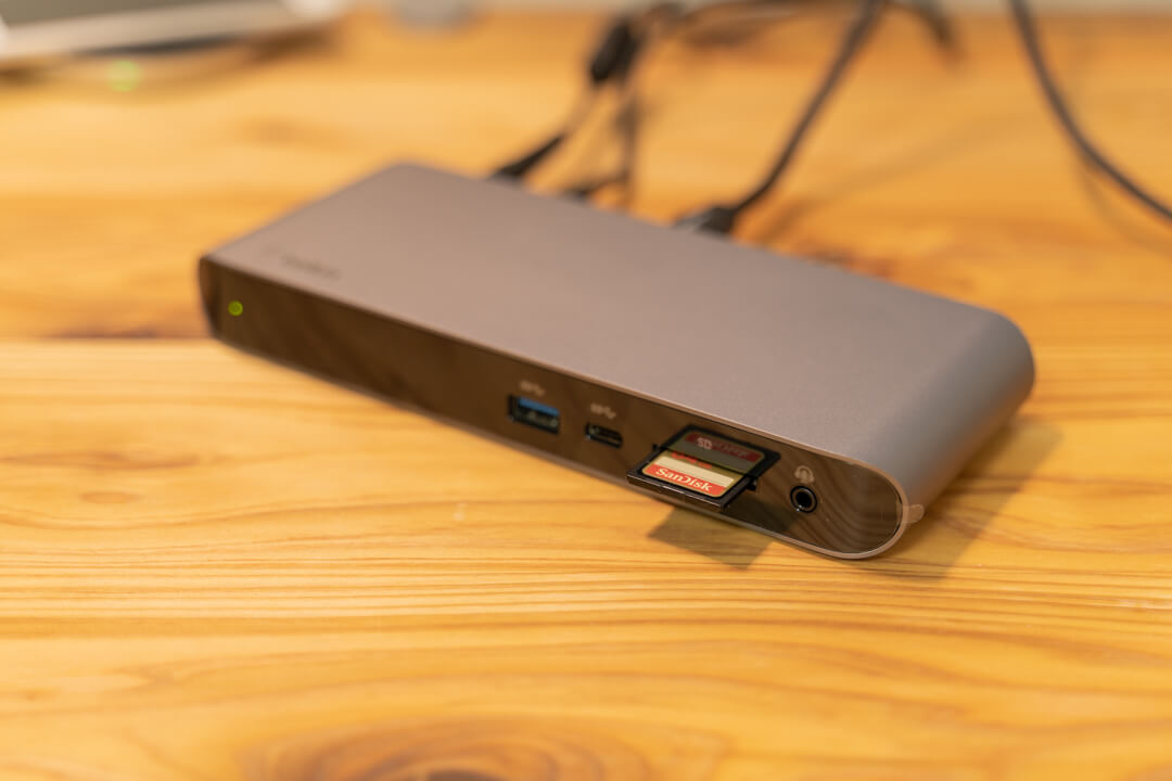 デスク周りをシンプルに！ベルキン Thunderbolt3 Express Dock Pro HD