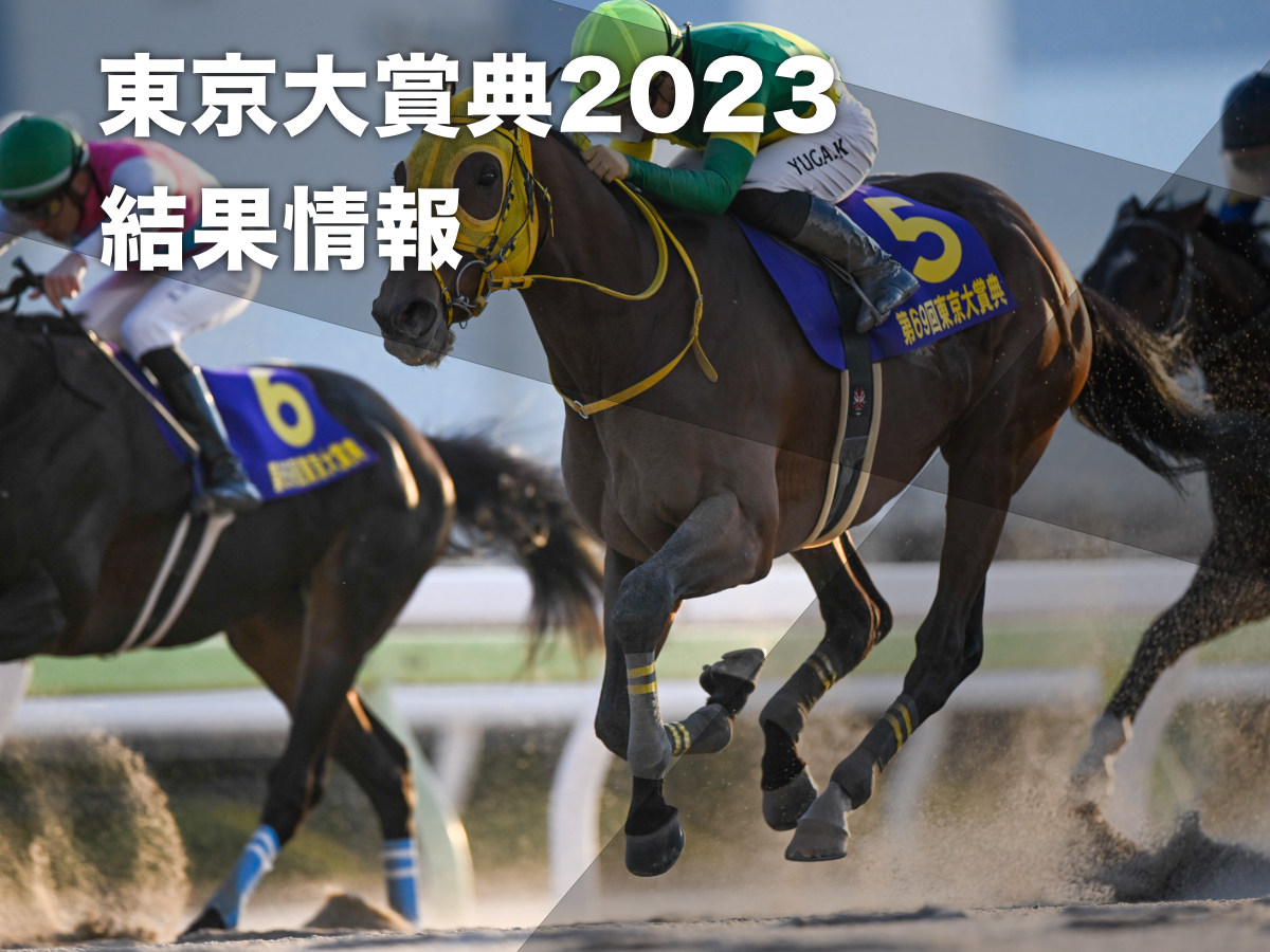東京大賞典2023結果情報】ウシュバテソーロ連覇達成！ 2着にウィルソン