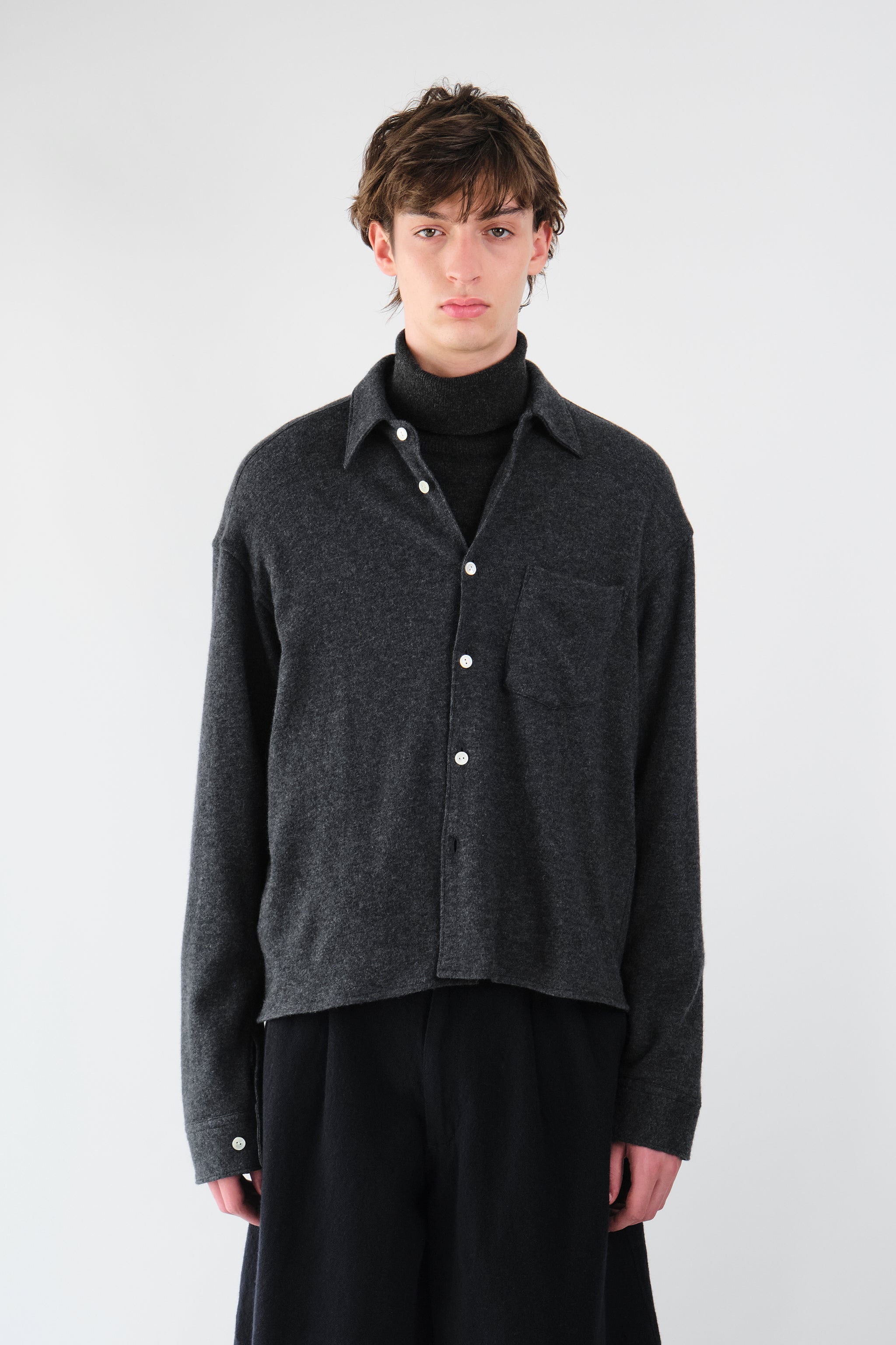 NTRUL CLASSIC KNIT SHIRT GRAY – DISSONANCE