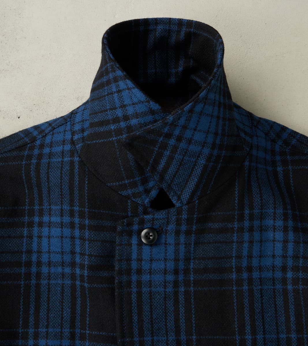 ts(s) Bird Watching Jacket - Buffalo Plaid Wool - Blue – Division