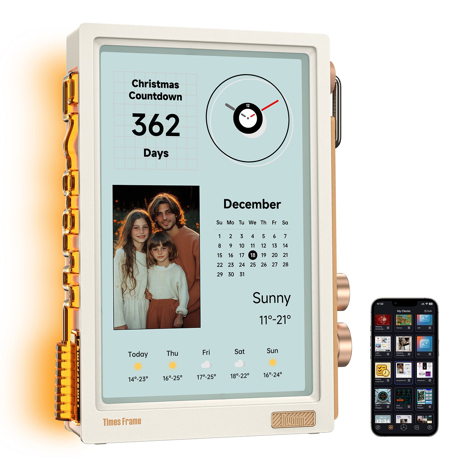 Divoom Times Frame タイムズフレーム｜透明ディスプレイ×Linux