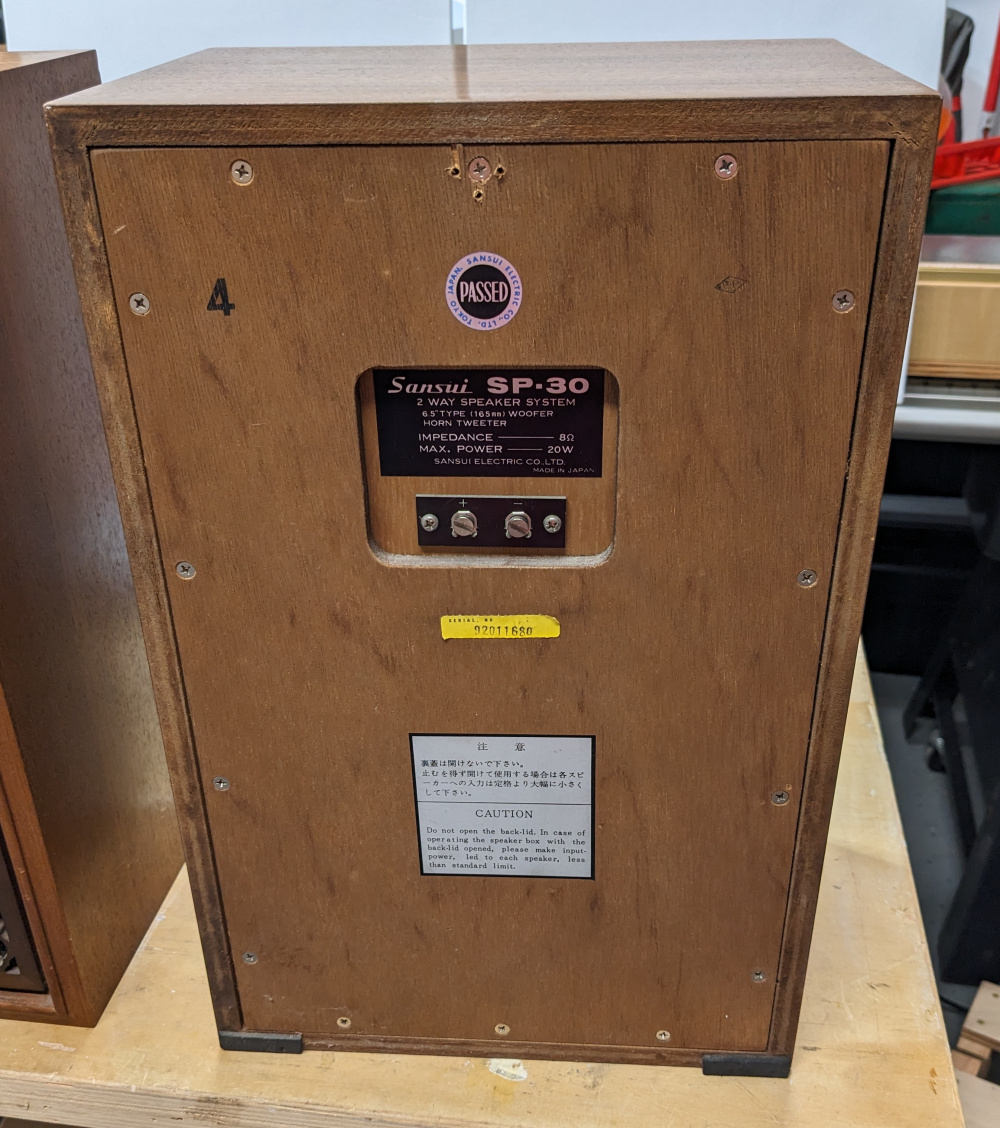 Sansui SP-30 Speakers — MAC/DIY