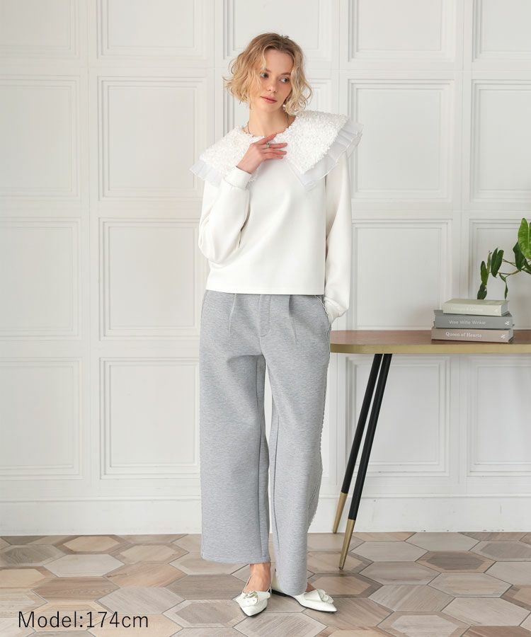 ブロッサムオーバーカラートップス