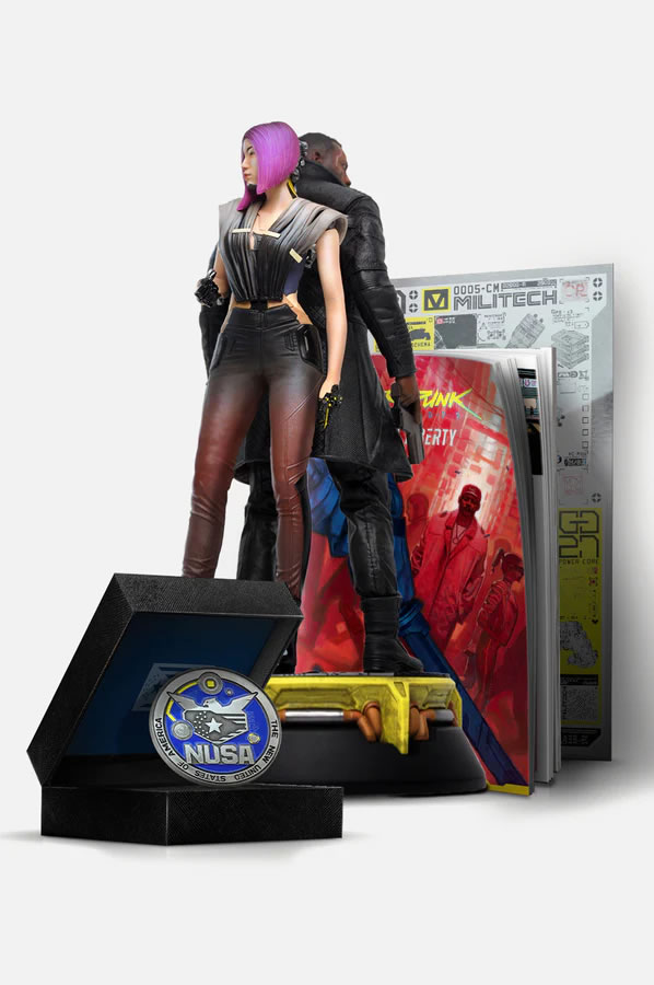 ソロモン・リードとソングバードのスタチューを含む「サイバーパンク