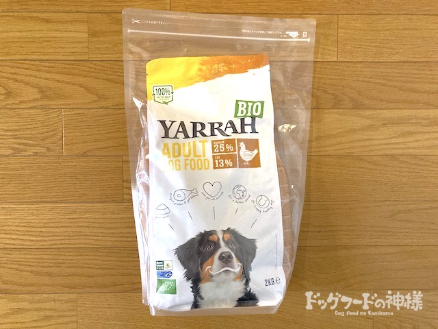 YARRAH ヤラー オーガニックドッグフード チキン 大型犬 成犬 10kg