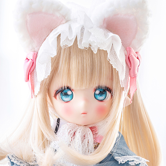 DOLK×PUYOO DOLL】Baby kumako - Kuku Chat Blanc ver. Limited 世界40