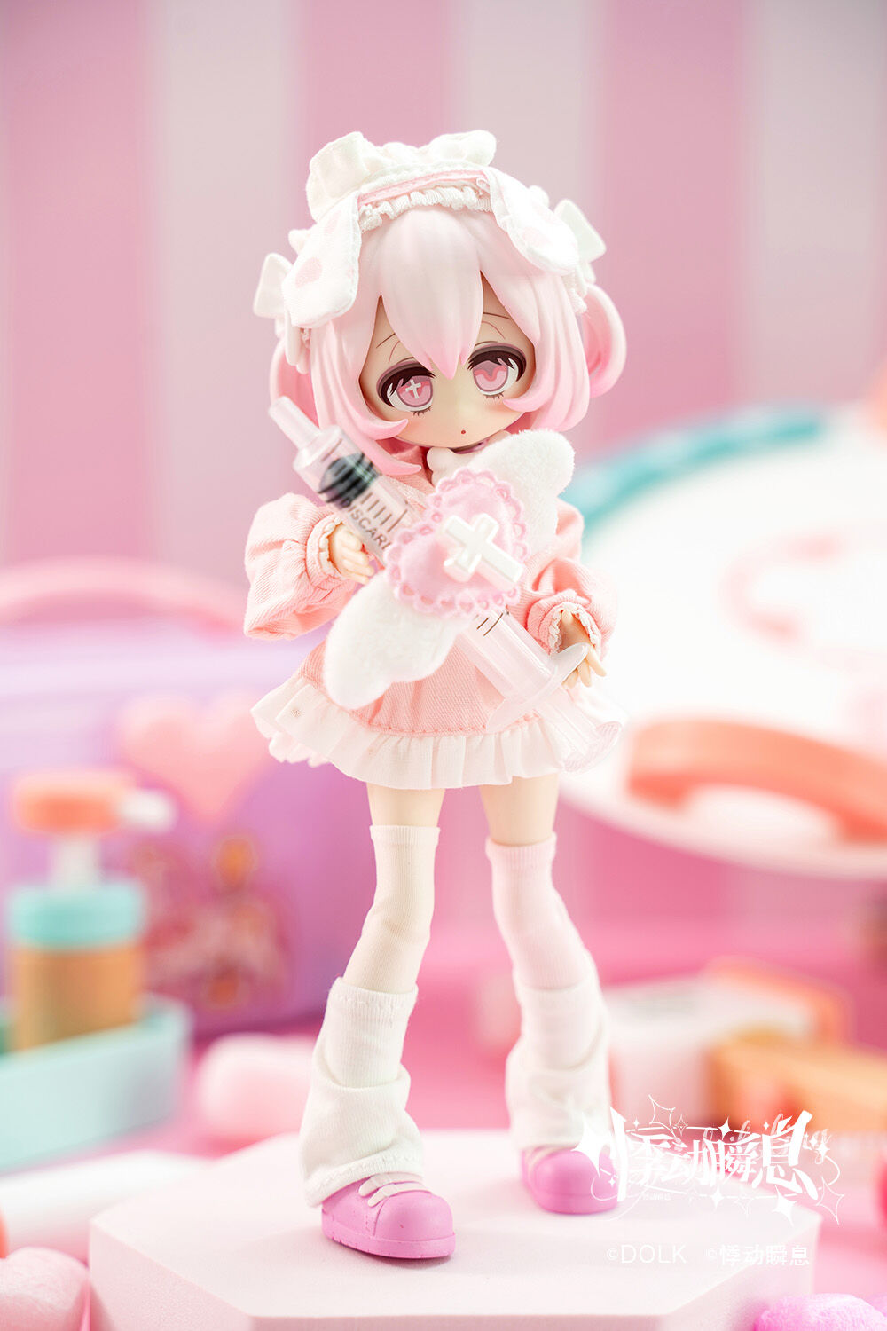 即納】Ten Thousand Escape Plans:ピンク犬(ドッグ)｜ブラインドドール