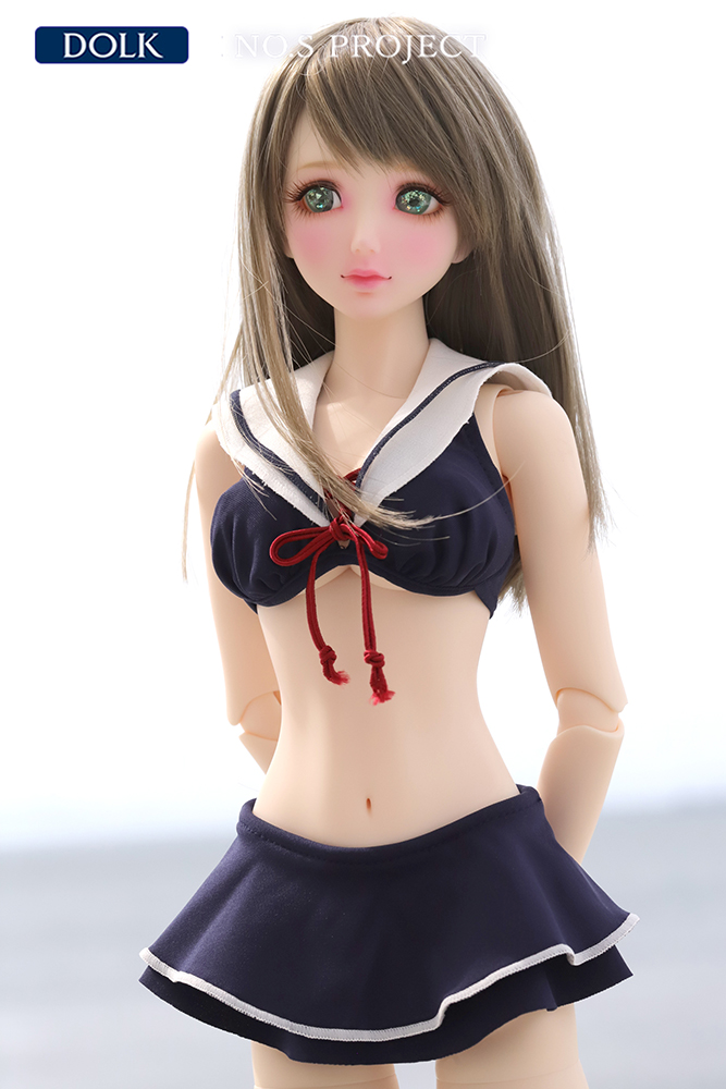 即納】【DOLK×NO.S PROJECT】セーラービーチウェア：ビキニ 60cm