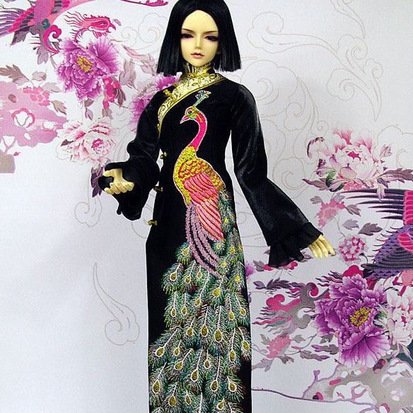 SPO-99 Peacock（embroidery ) (凤抬头（绣花） 75cm)｜DOLK（ドルク）
