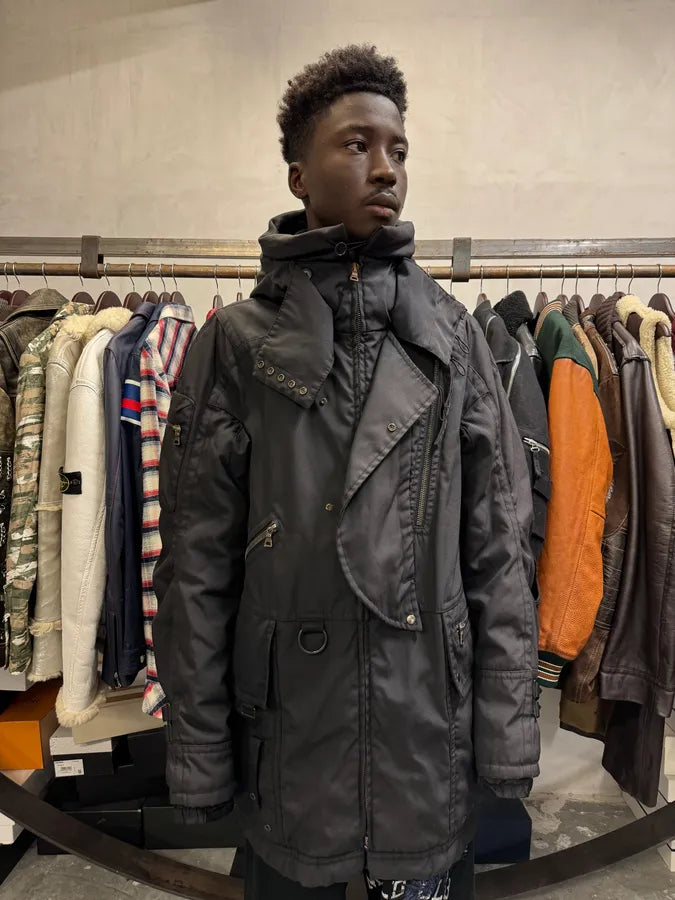 2000s Prada Black Hooded Parka Ski Jacket – Dolce Vita Hub