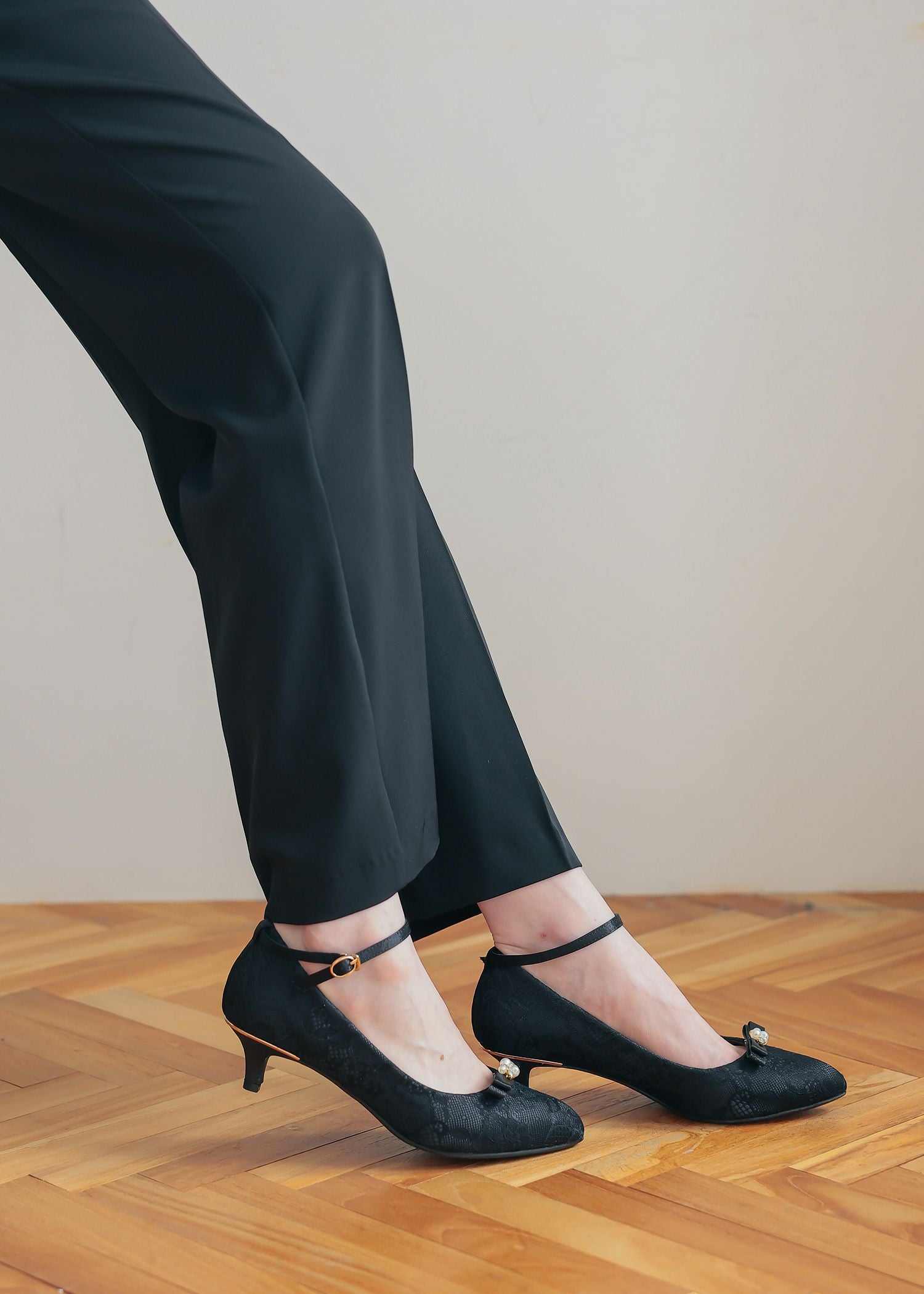 リボンクリップ付きレースパンプスのドレス|Dorry Doll / LE'RURE