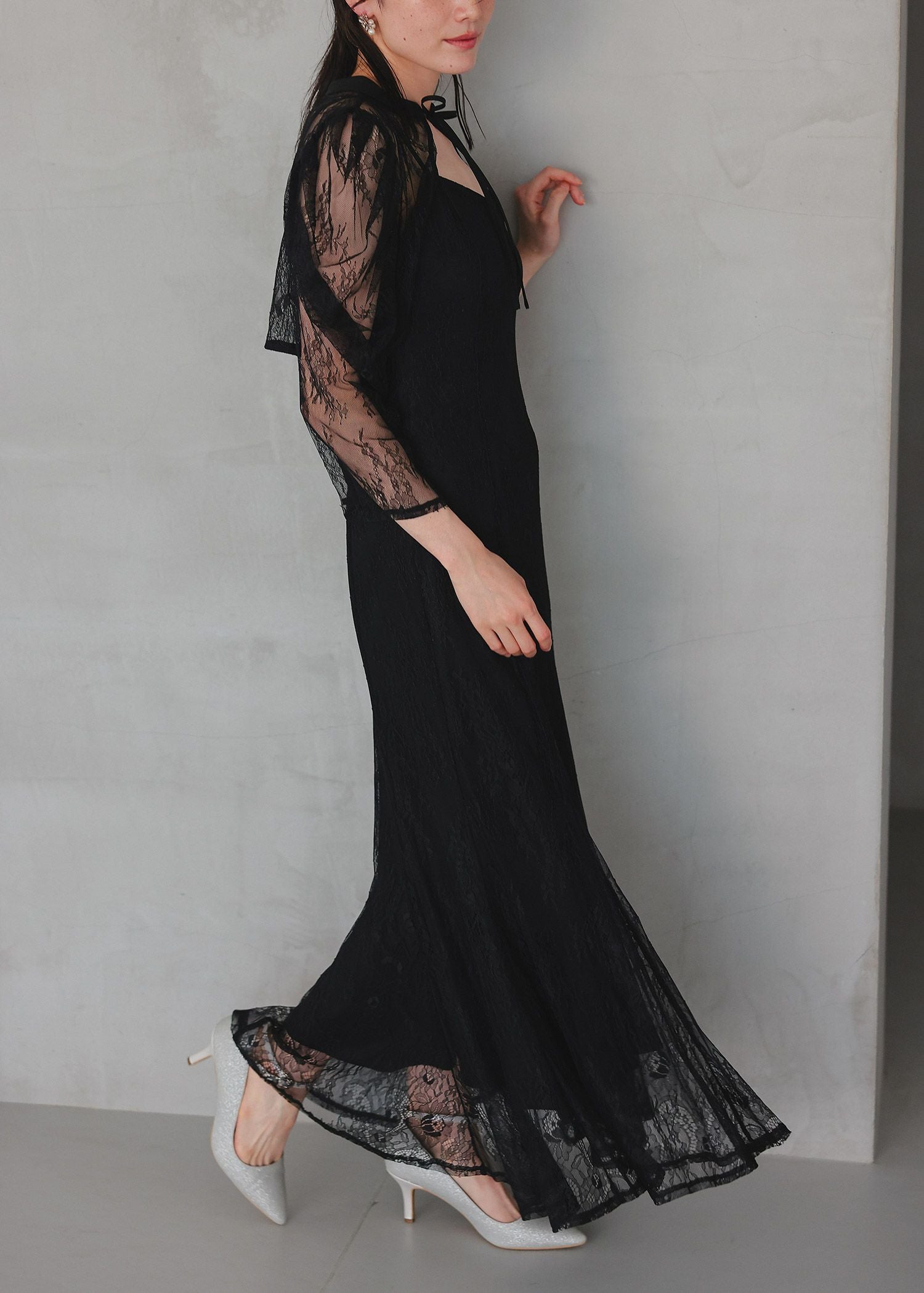 ボレロレイヤードレースドレス|DorryDoll