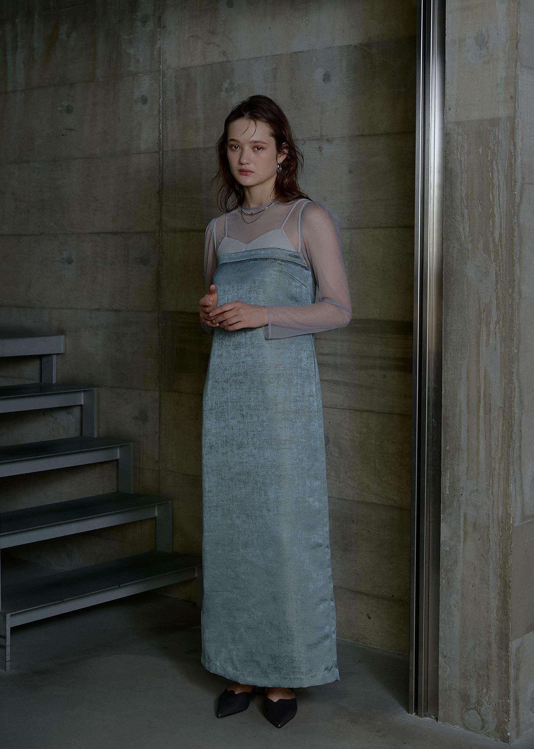 Layered look jacquard dressのドレス|Dorry Doll / LE'RURE