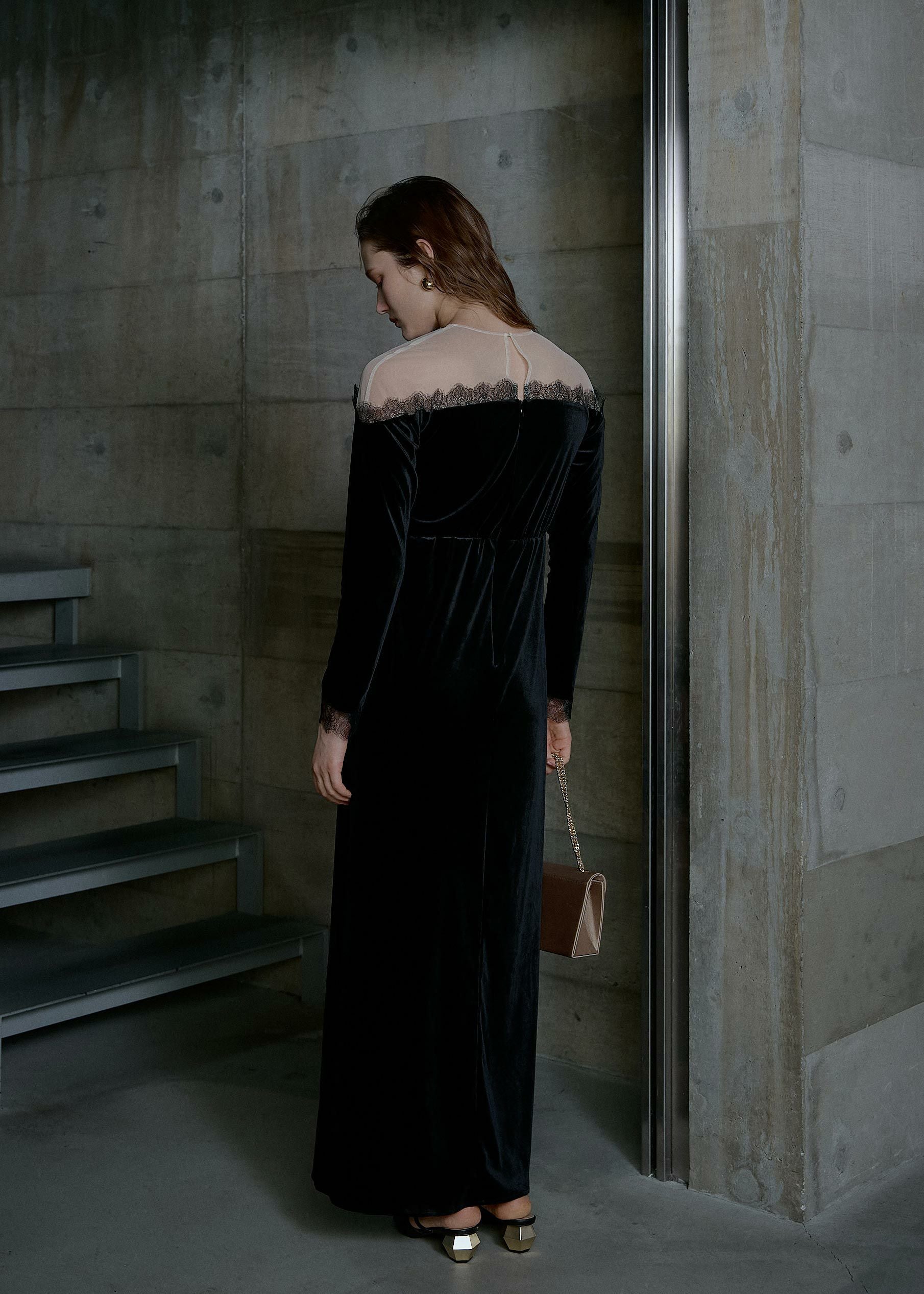 Ladylike velour dressのドレス|Dorry Doll / LE'RURE