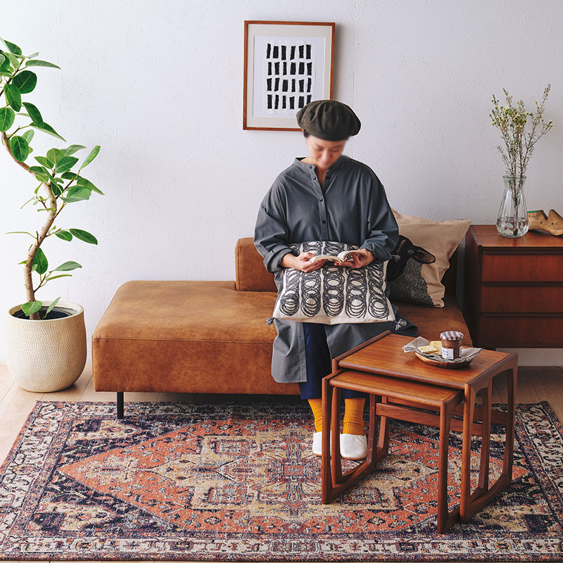 幅140cm］CHISSAベンチ＜人工皮革×鉄脚＞（右背/左背） | DOUBLEDAY