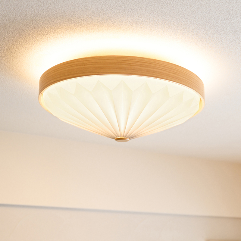 Wood Pleatsシーリングランプ | DOUBLEDAY ONLINE SHOP