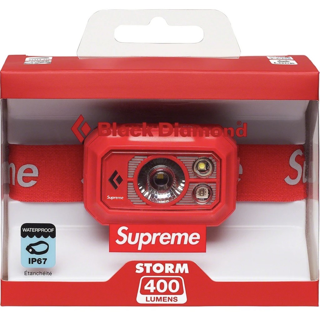 A.G代購》台灣現貨頭燈Supreme Black Diamond Storm 400 Headlamp