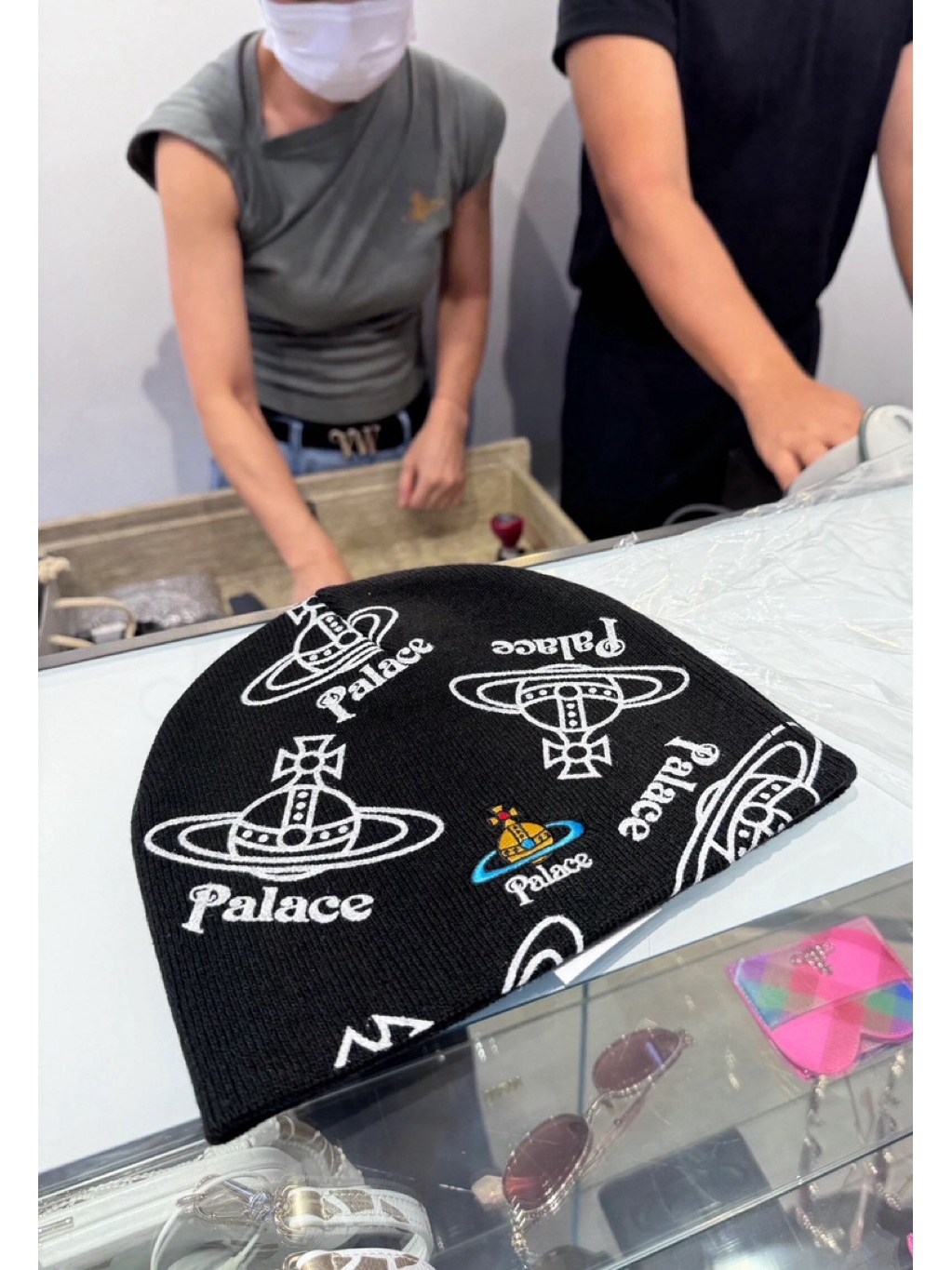 Palace x Vivienne Westwood Jersey Beanie | 蝦皮購物