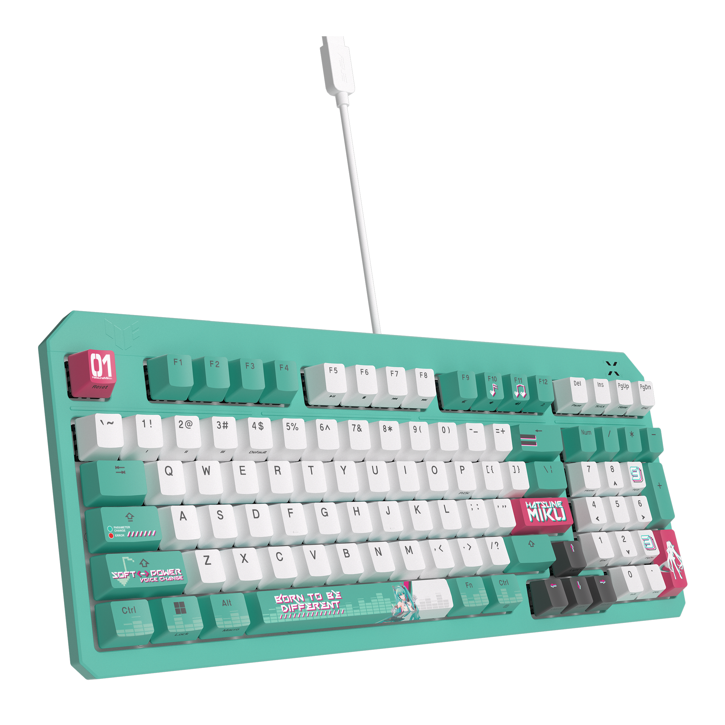 ASUS TUF Gaming K3 Gen II Hatsune Miku Edition｜Keyboards｜ASUS USA