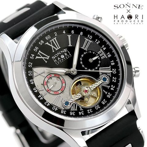 dショッピング |ゾンネ 腕時計 自動巻き ハオリ 岩城滉一 コラボモデル