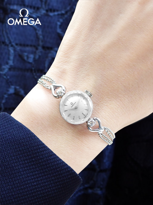 OMEGA オメガ ダイヤ レディースヴィンテージウォッチ アンティーク